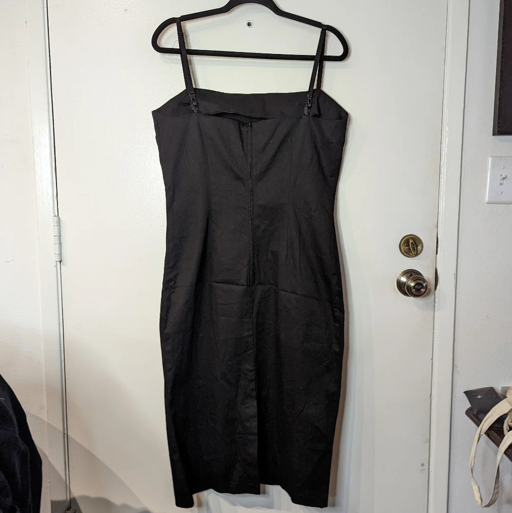 Lucky 13 Tattoo Rose pinup pencil skirt Wiggle dress 2XL - Picture 10 of 11